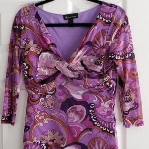 INC multi colored top